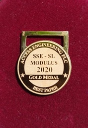 won the Access Engineering PLC Award for the “Best Paper”
published in MODULUS for the Session 2020
