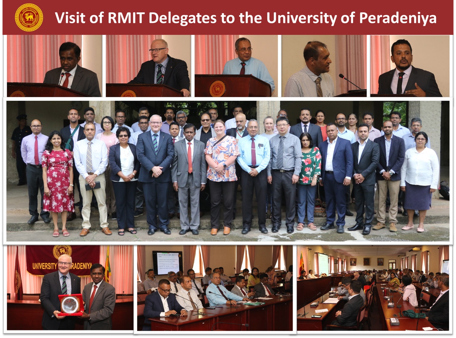 Visit of RMIT Delegates to the University of Peradeniya
