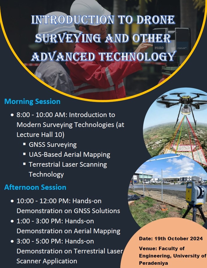 Session on Introduction to Drone Surveying and Other Advanced Technology