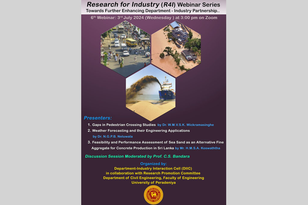 6<sup>th</sup> Research for Industry (R4I) Webinar
