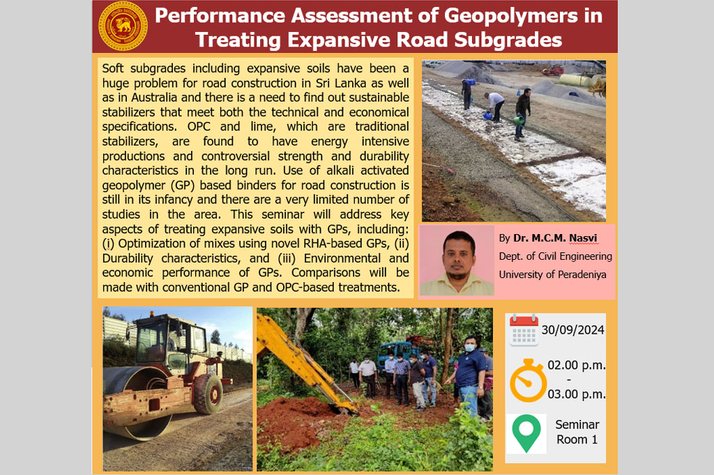 Performance Assessment of Geopolymers in Treating Expansive Road Subgrades