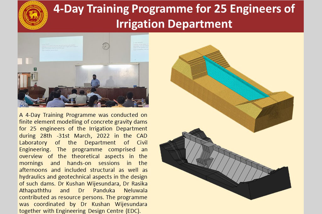 A 4-Day Training Programme for 25 Engineers of Irrigation Department