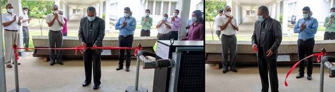 Ceremonial opening of the Large-Scale Dynamic Actuator testing facility at the Structures Laboratory of the Department of Civil Engineering
