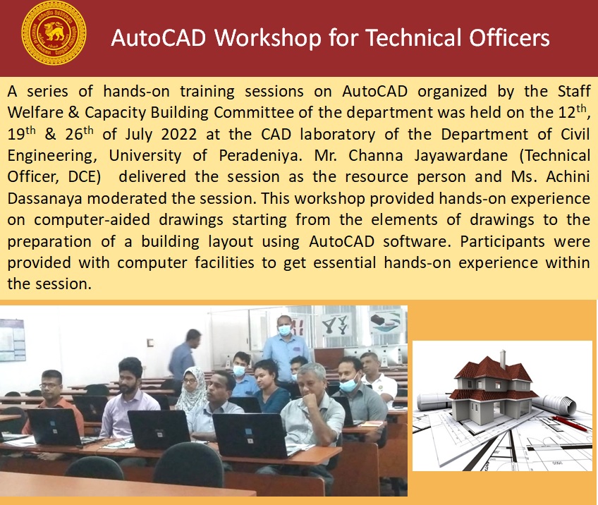 AutoCAD Workshop for Technical Officers