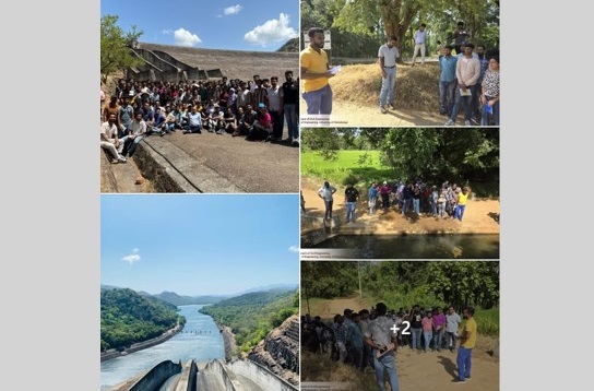 Civil Engineering students (E/20)- field trip to explore irrigation systems