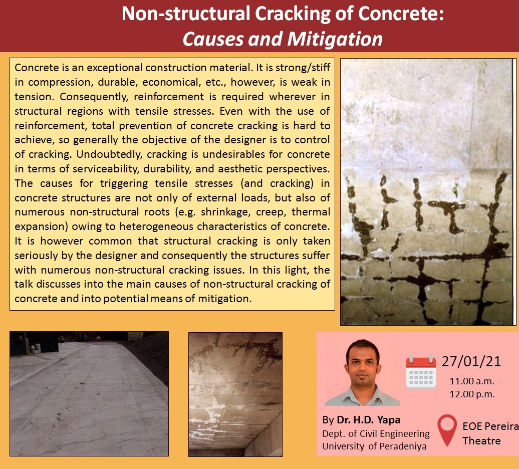 Non-structural Cracking of Concrete : Causes and Mitigation