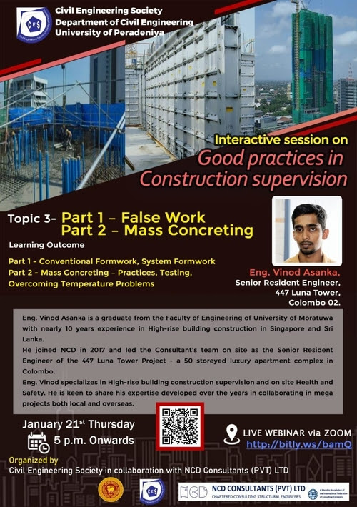 CES Talk on Falsework and Mass Concrete under the Good practices in Construction Supervision