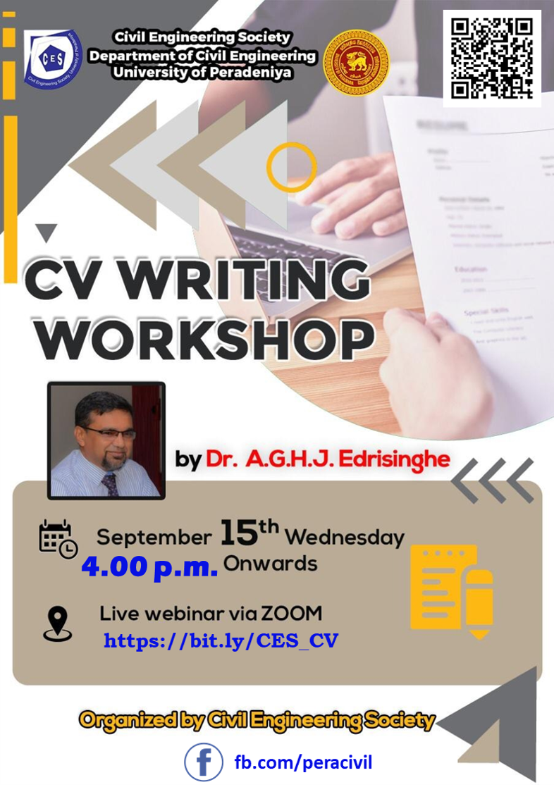 CES Online CV Writing Workshop