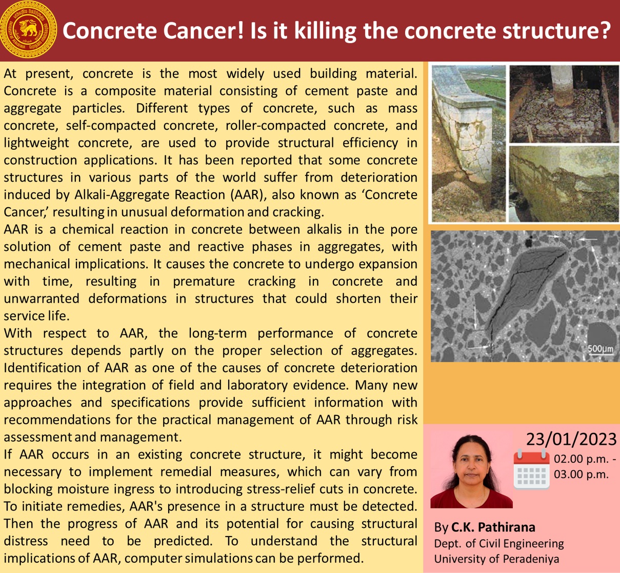 Concrete Cancer! Is it killing the concrete structure?