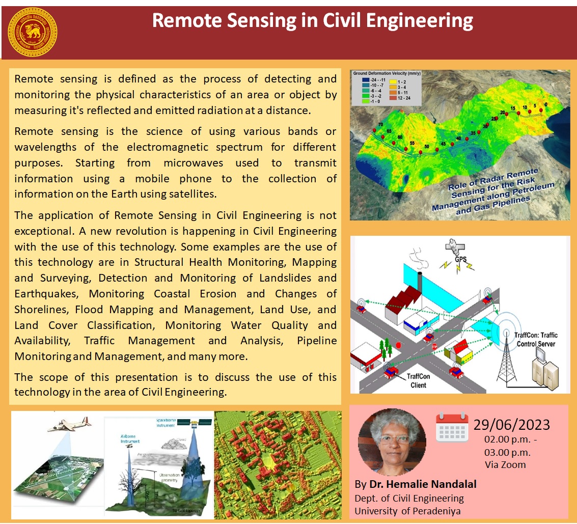 Remote Sensing in Civil Engineering