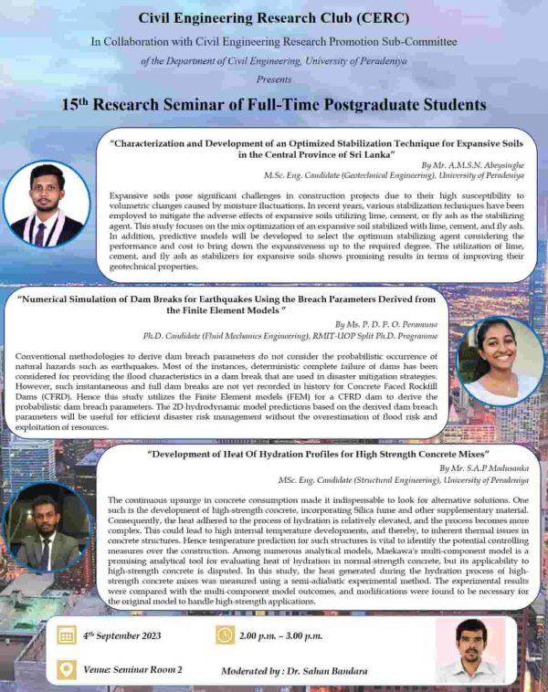 Civil Engineering Research Club (CERC) in Collaboration with Civil ...