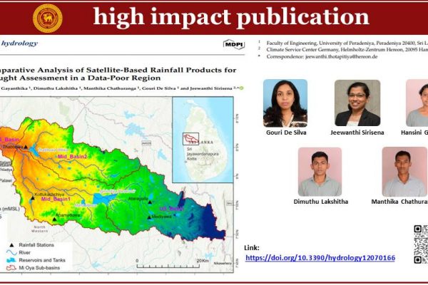 Undergraduate research Extension in hydrolohy