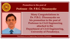 Promotion to Professor in Civil Engineering