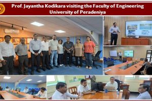 Prof. Jayantha Kodikara Visiting the Faculty Of Engineering
