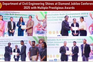 Awards ceremony for civil engineering achievements.