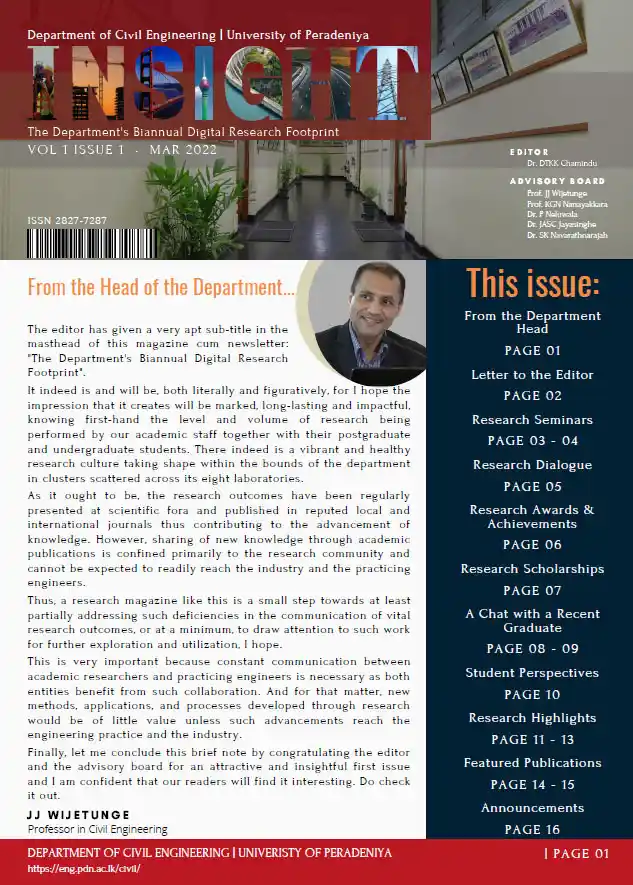 Inaugural Issue of "Insight" Research Magazine Launched