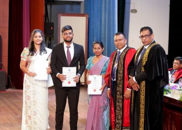 Winners of the Eng. E W Karunarathne Award 2022/2023 for the Best Undergraduate Project in Electrical Engineering