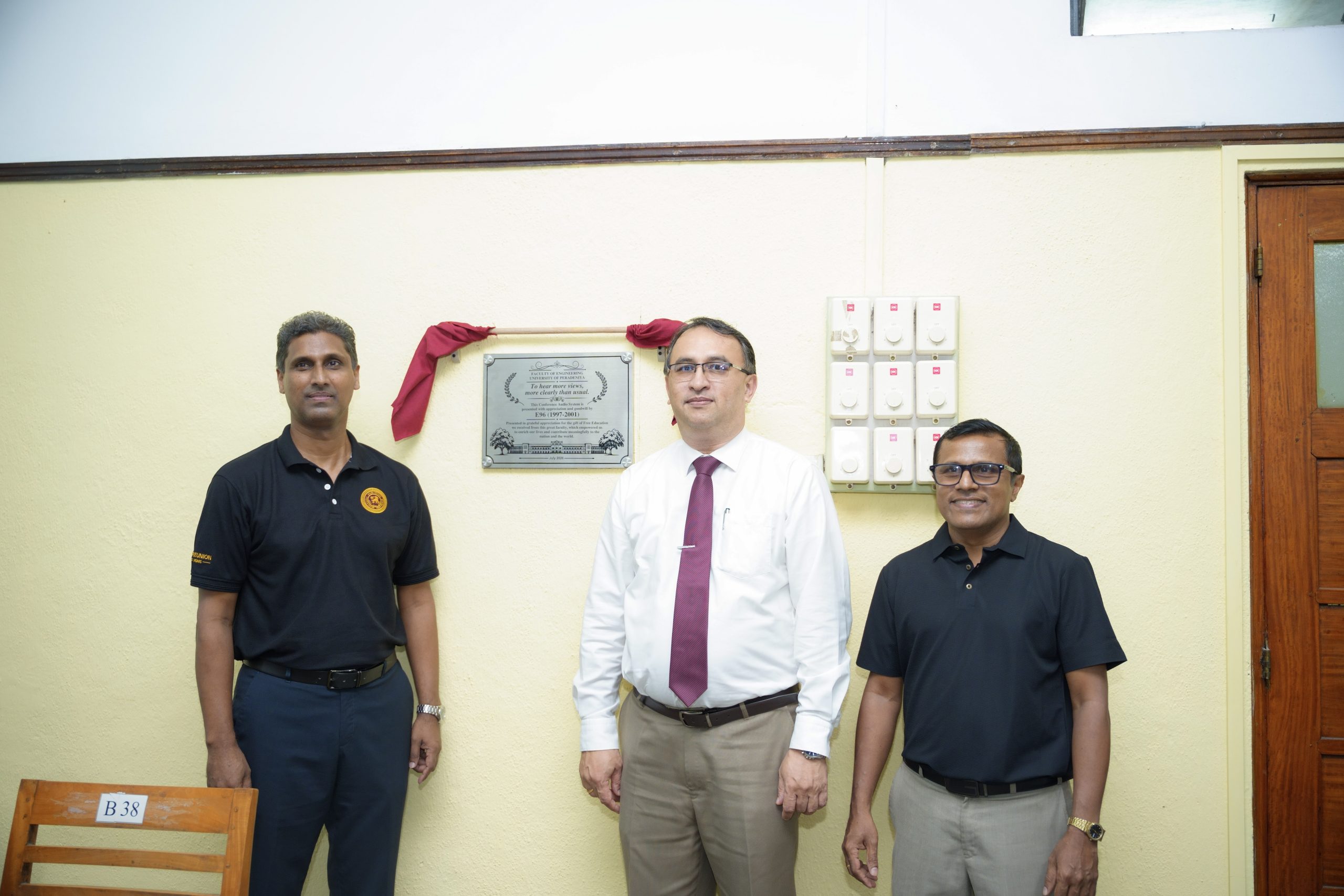 E96 Batch Marks Silver Jubilee with Donation to the Faculty